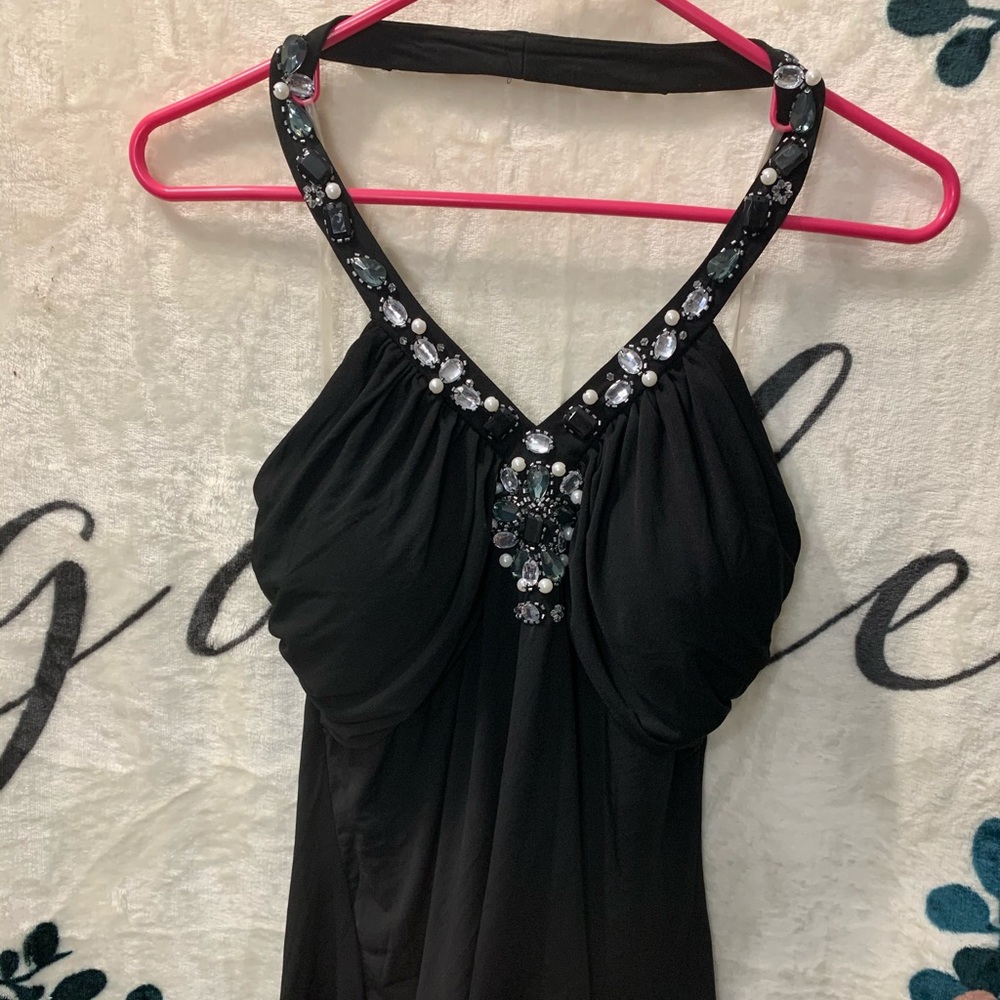 Halter Top embellished blouse